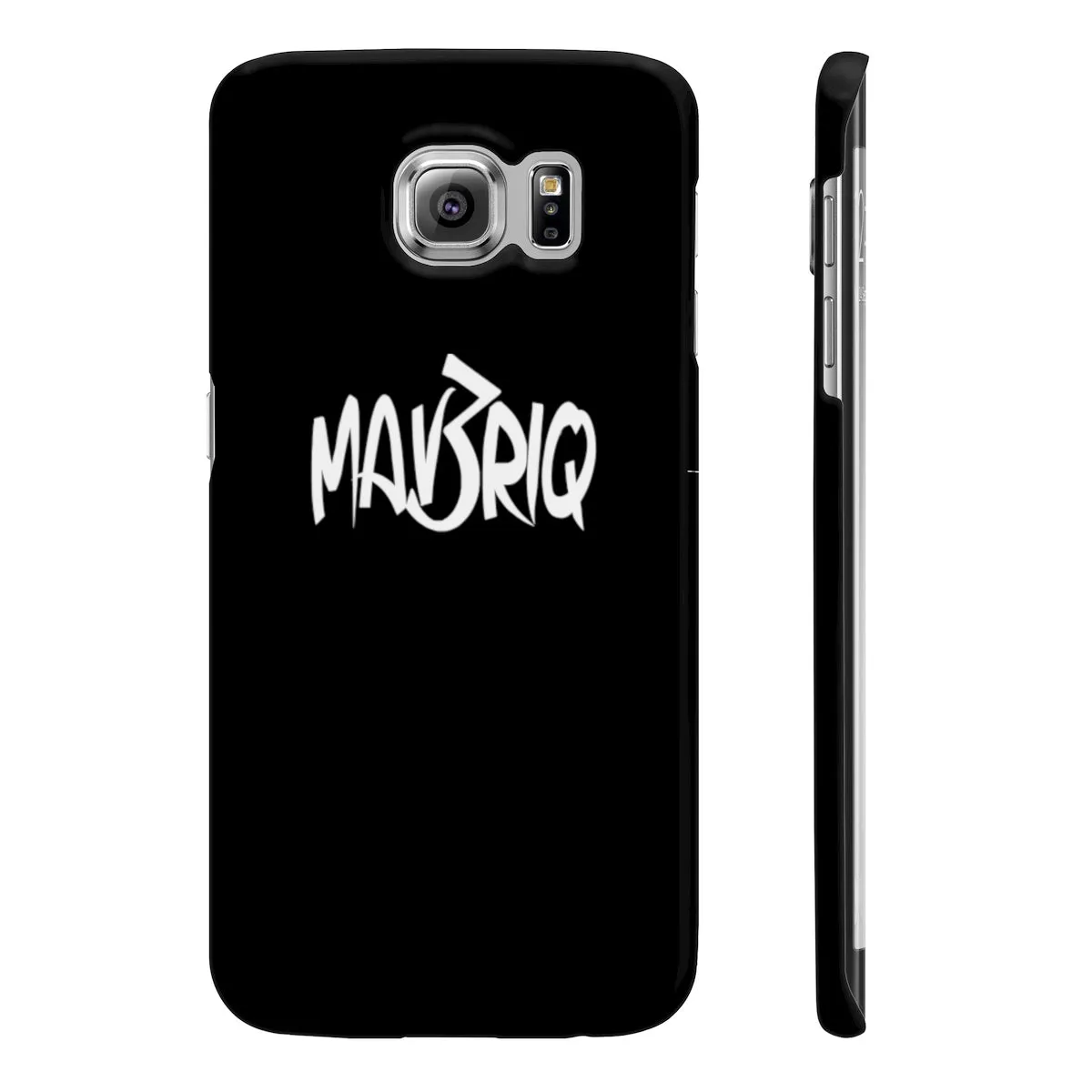 Black MAV3RIQ Phone Case