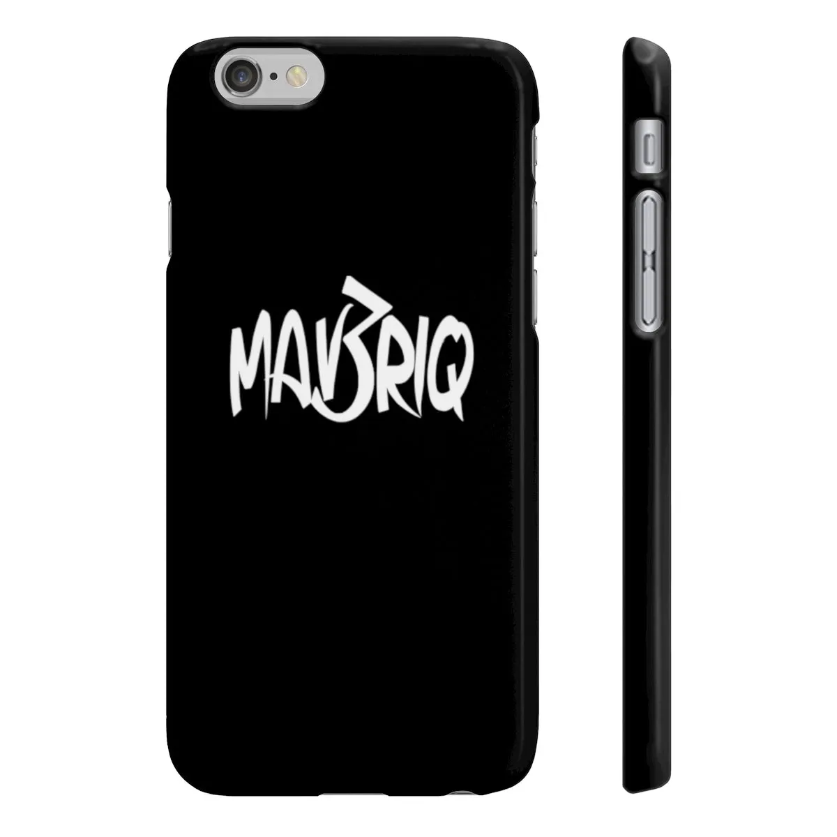 Black MAV3RIQ Phone Case