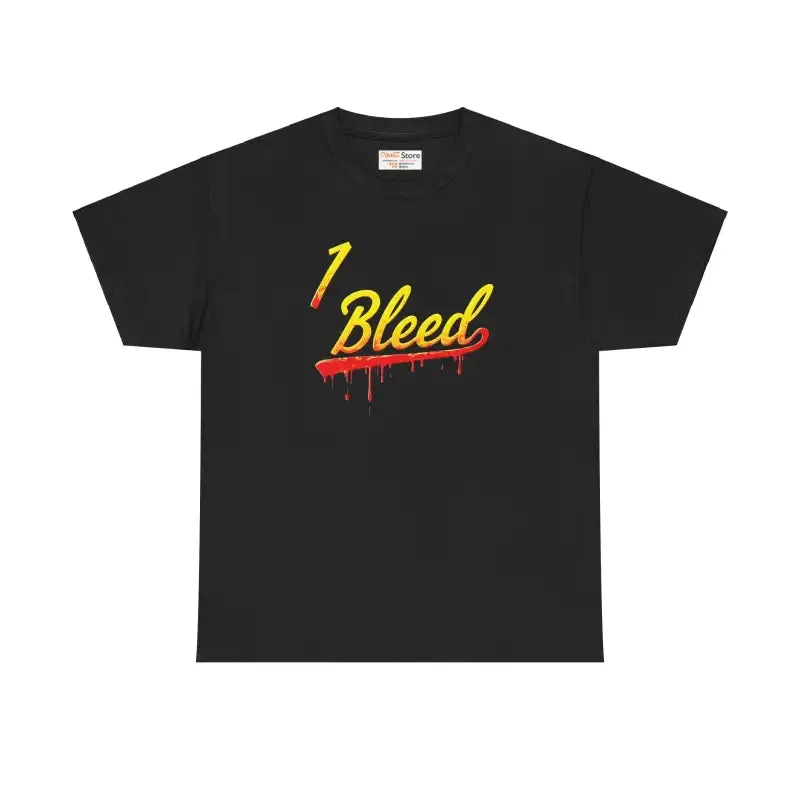Bleed Yellow Heavy Cotton Tee for Super Football Fans