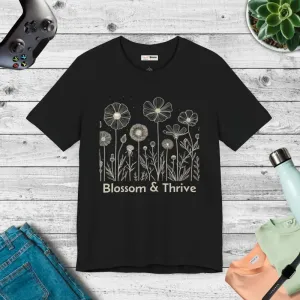 Blossom & Thrive Tee Uniting Comfort and Style