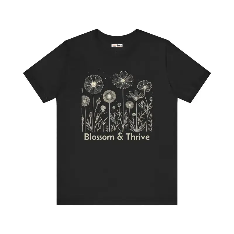 Blossom & Thrive Tee Uniting Comfort and Style