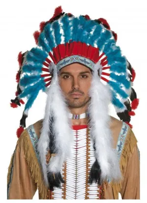 Blue Feather Headdress