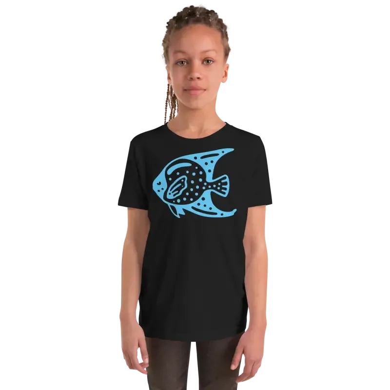 Blue Fish Youth Tee t Shirt for Cool Vibes