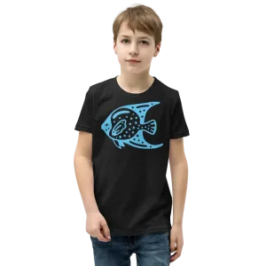 Blue Fish Youth Tee t Shirt for Cool Vibes