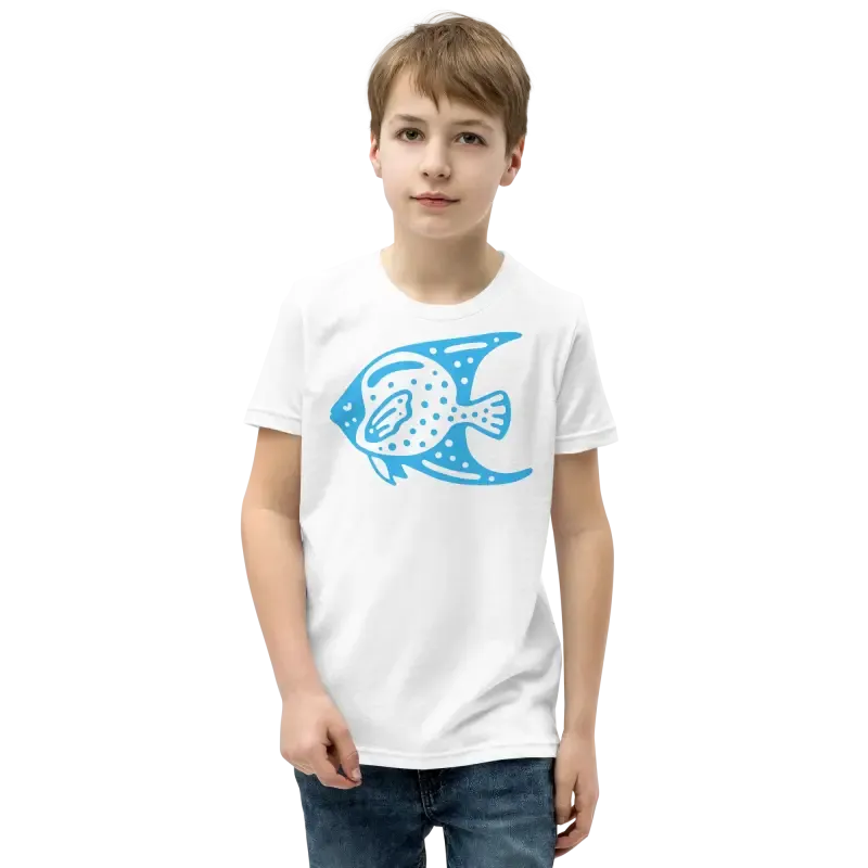 Blue Fish Youth Tee t Shirt for Cool Vibes