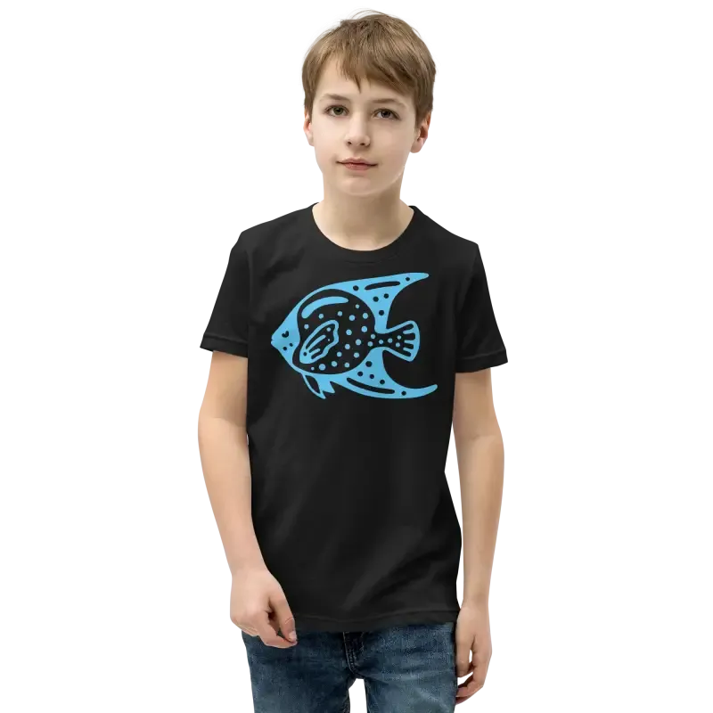 Blue Fish Youth Tee t Shirt for Cool Vibes