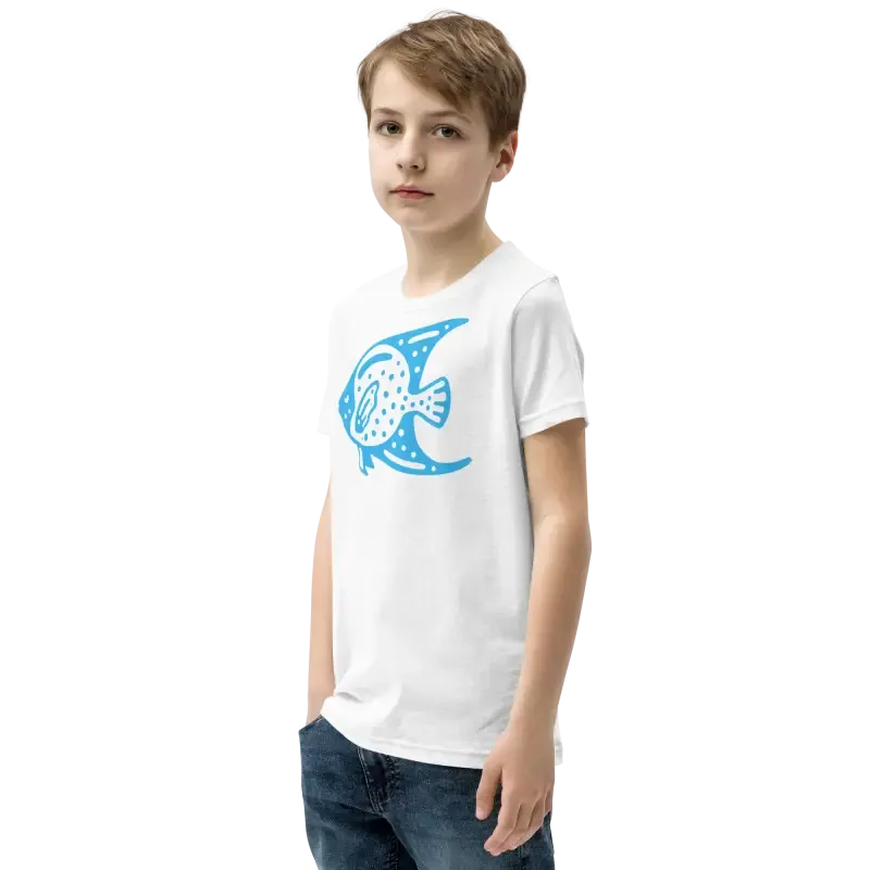 Blue Fish Youth Tee t Shirt for Cool Vibes