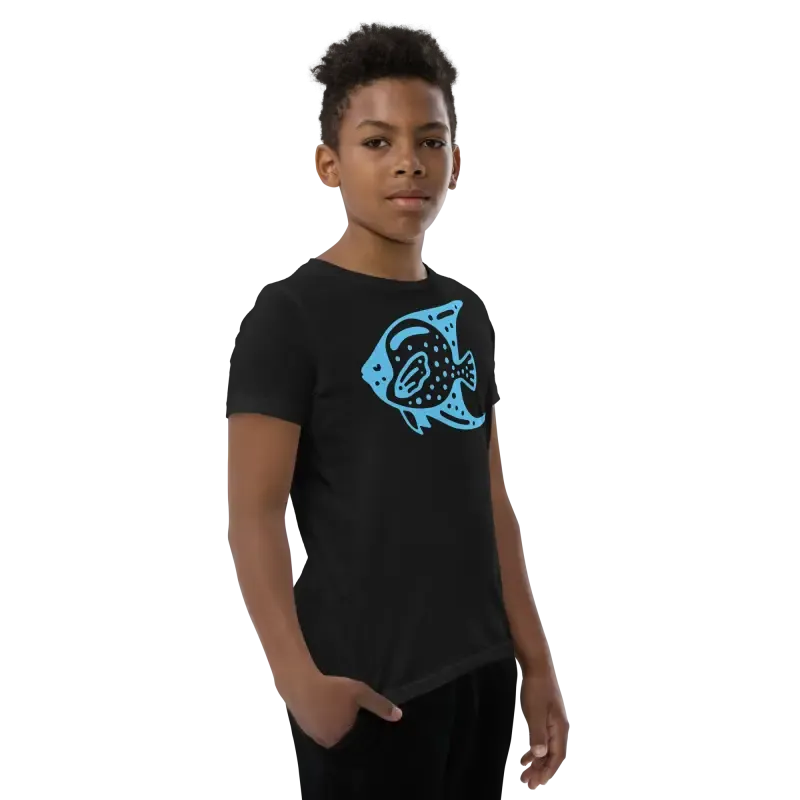 Blue Fish Youth Tee t Shirt for Cool Vibes