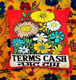 Bollywood kitsch cushions