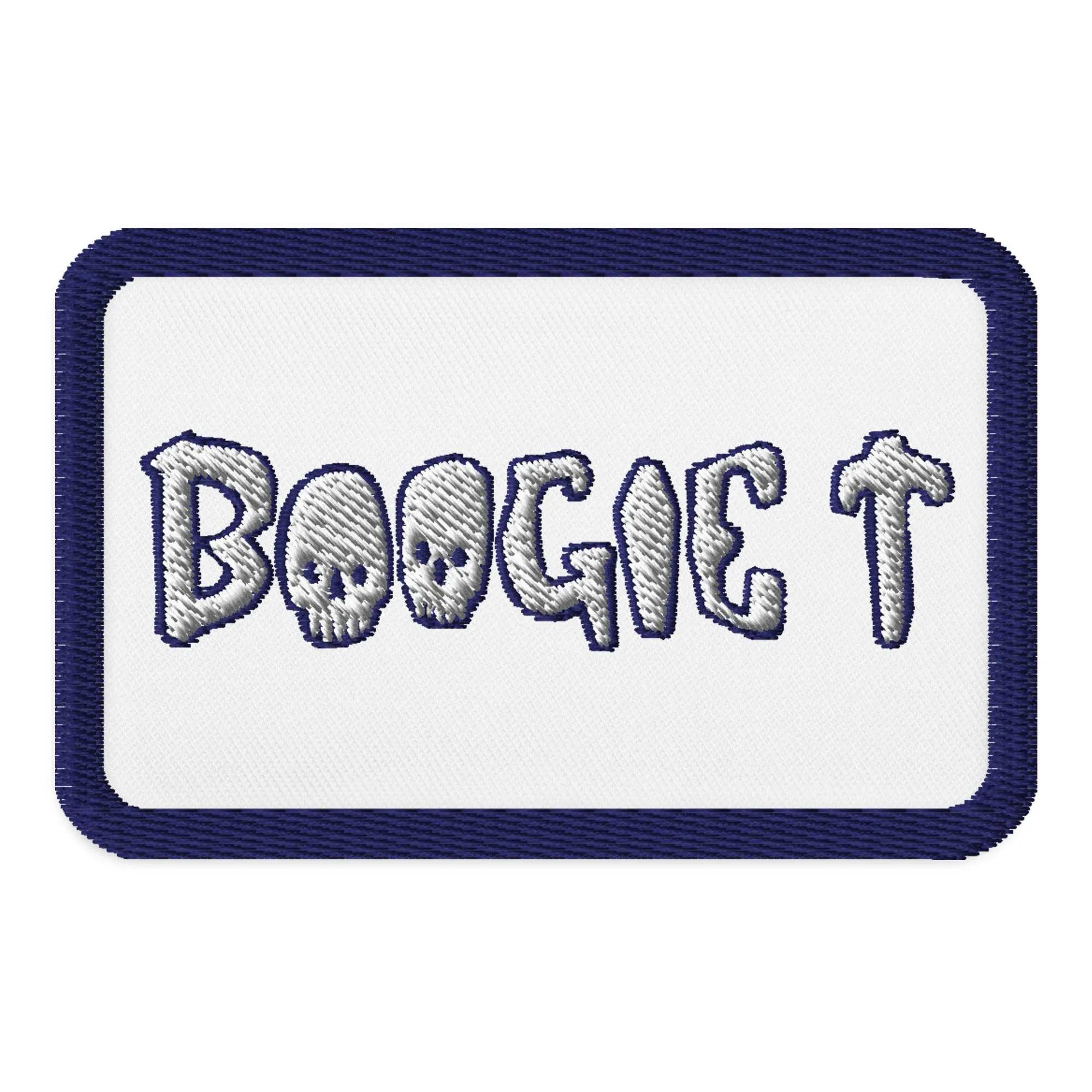 Boogie T Iron-on Embroidered EDM Raver Patches