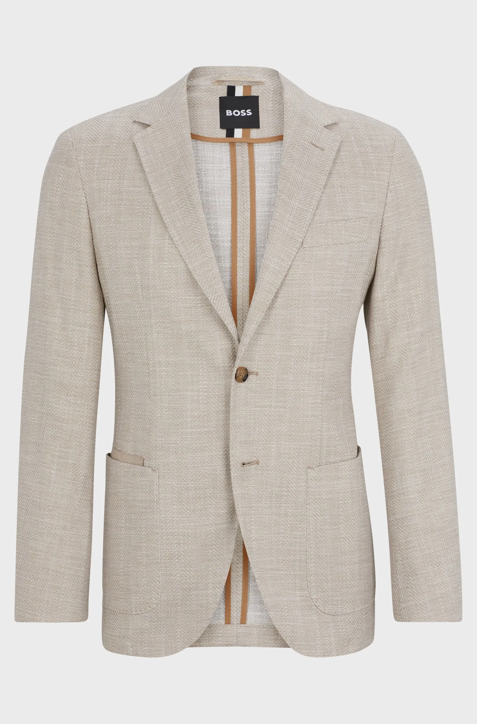 BOSS Blazers Regular Fit in Cotton Mix - C-JAYE-ELBOW-242 10262481 01-50521495