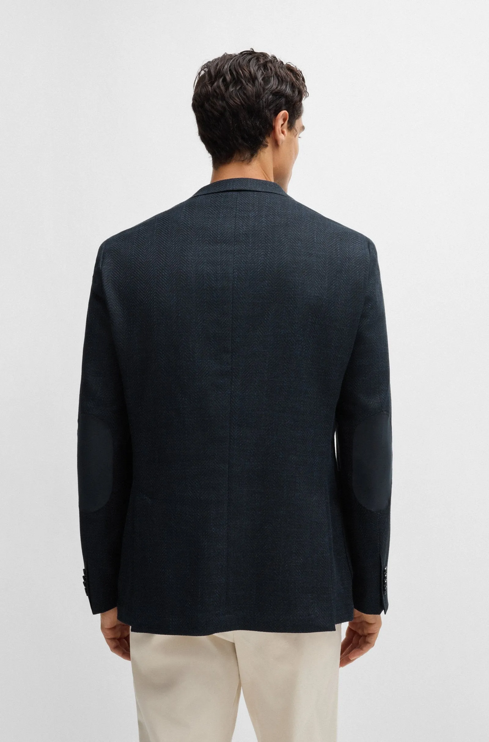 BOSS Blazers Regular Fit in Cotton Mix - C-JAYE-ELBOW-242 10262481 01-50521495