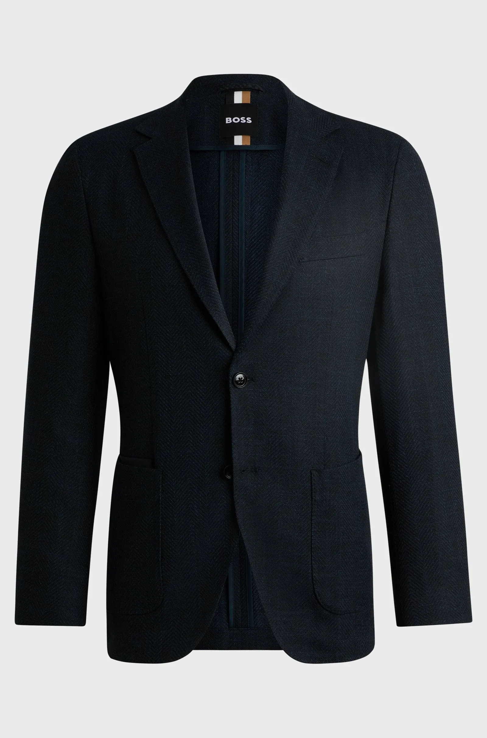 BOSS Blazers Regular Fit in Cotton Mix - C-JAYE-ELBOW-242 10262481 01-50521495