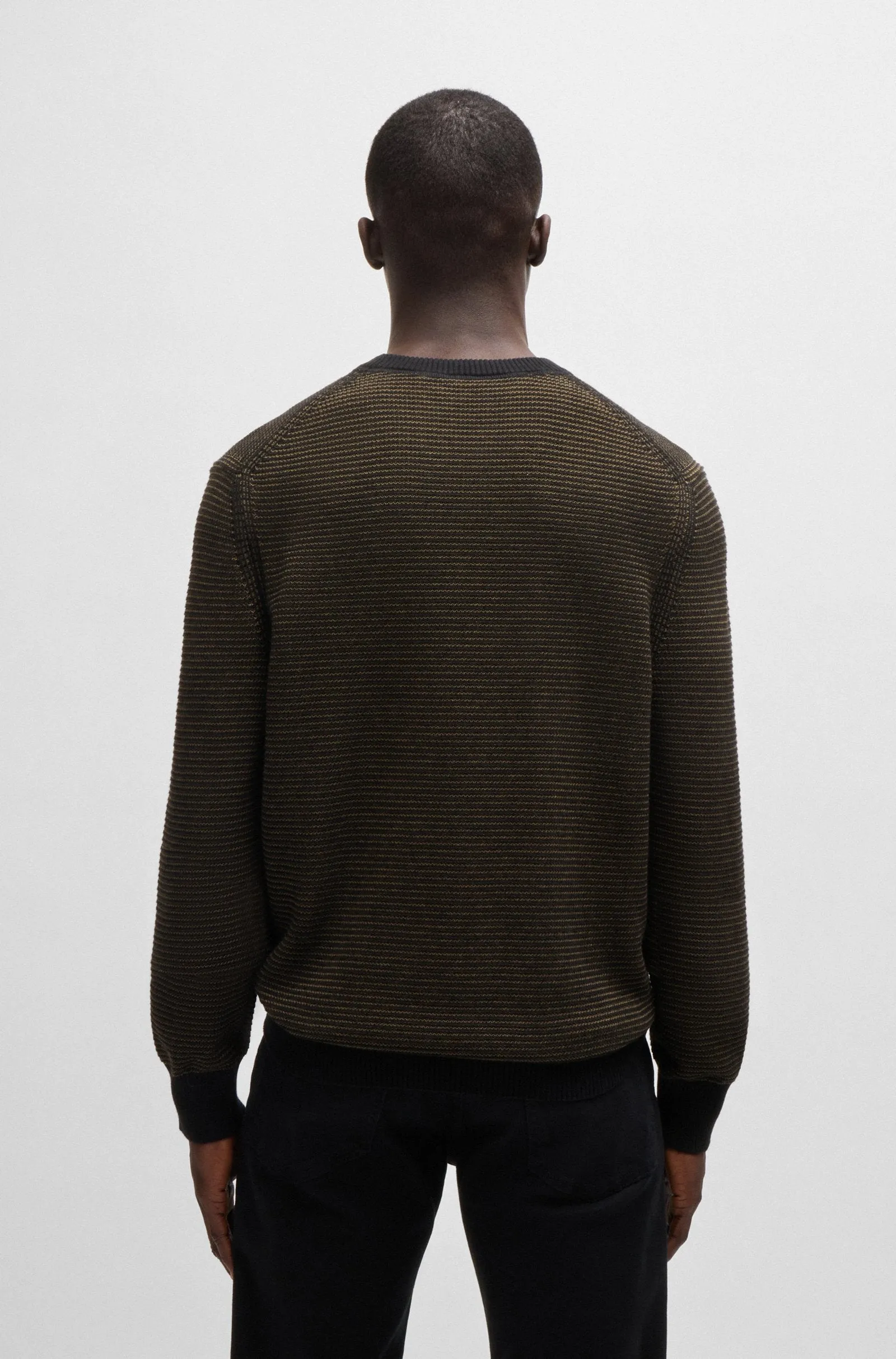 BOSS Sweaters Regular Fit in Cotton Mix - AMERCURY 10263266 01-50523575