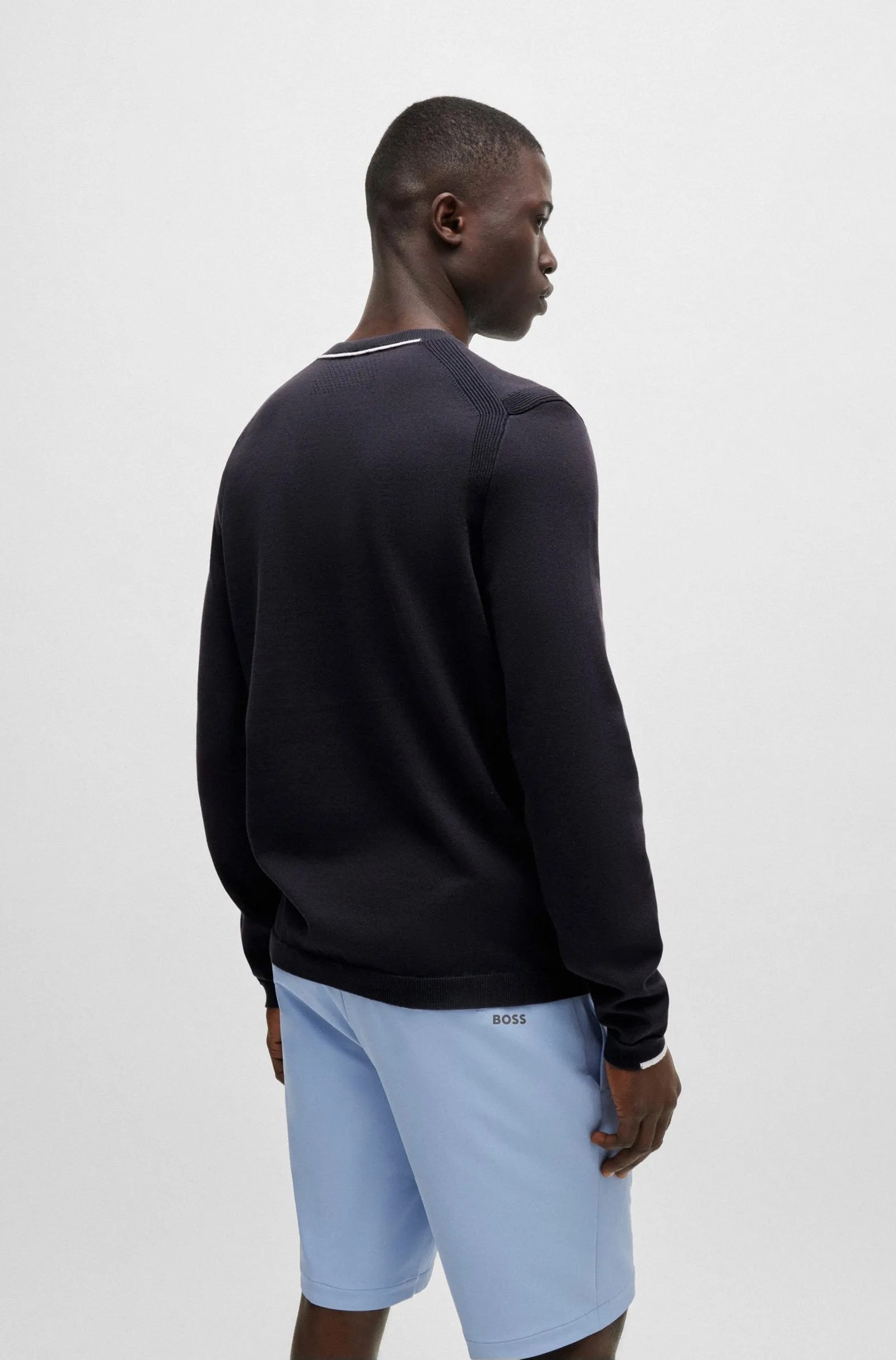 BOSS Sweaters Regular Fit in Cotton Mix - EVER-X_CN 10252215 01-50498539