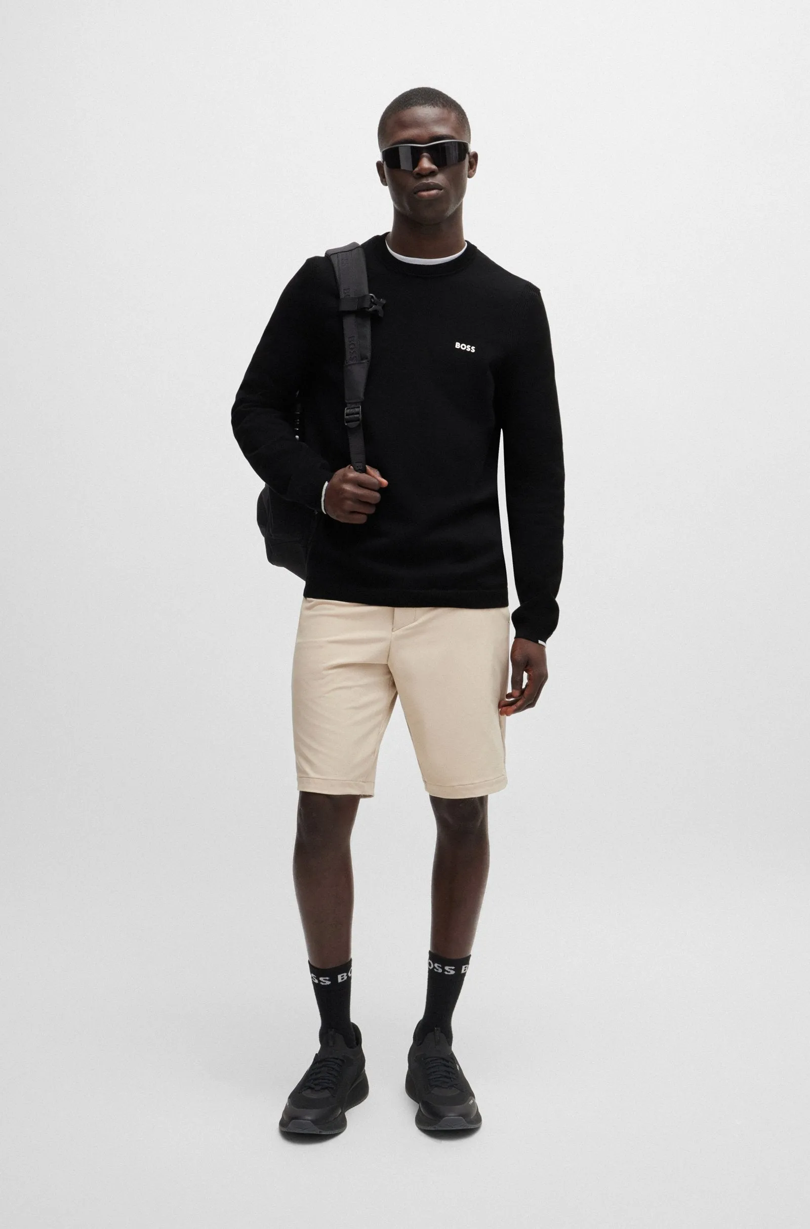 BOSS Sweaters Regular Fit in Cotton Mix - EVER-X_CN 10252215 01-50498539