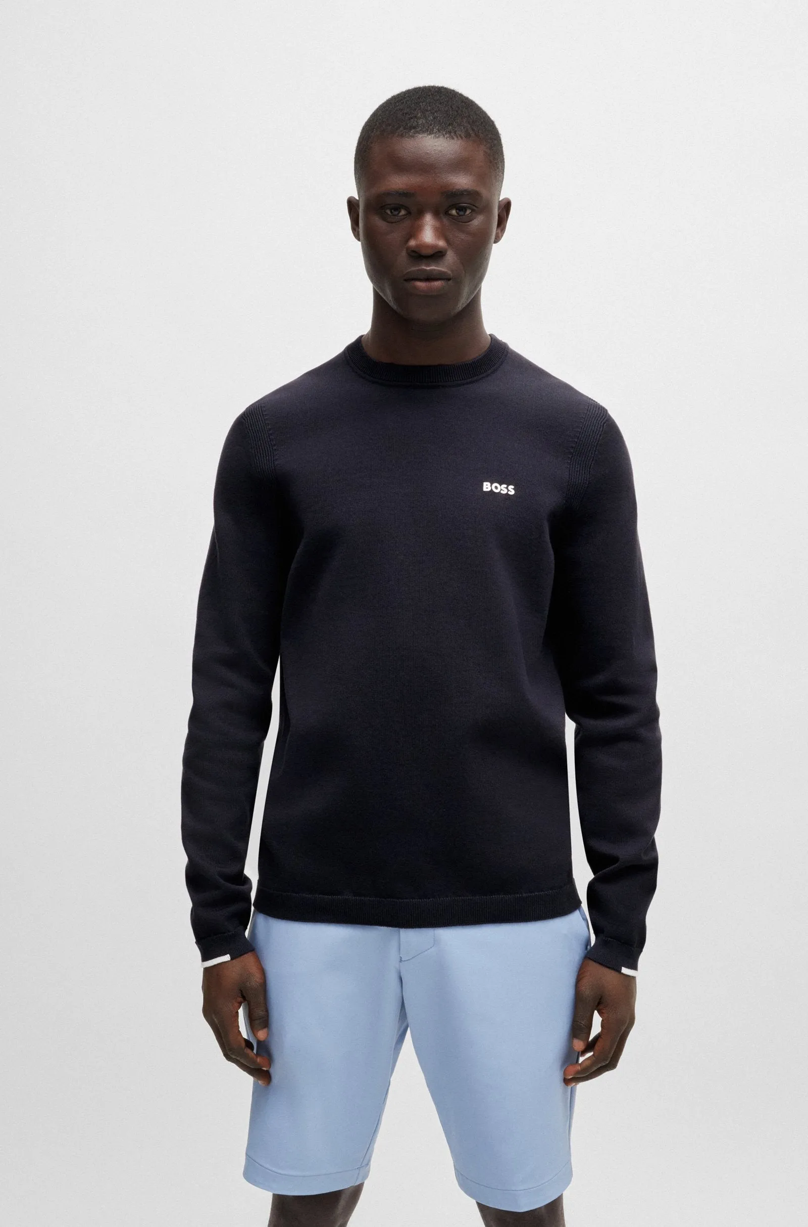BOSS Sweaters Regular Fit in Cotton Mix - EVER-X_CN 10252215 01-50498539