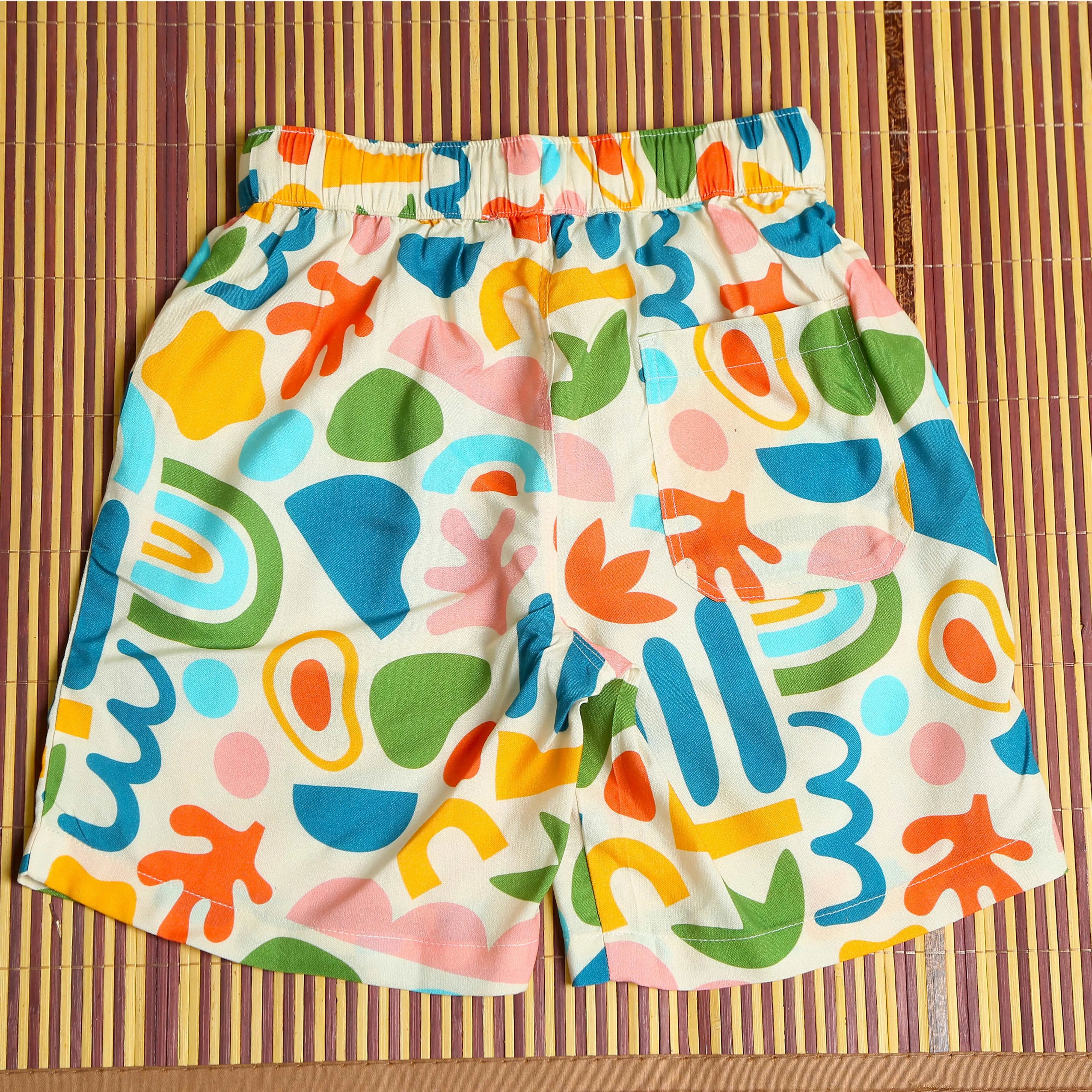 Boys Doodle Printed Short Multi Colour