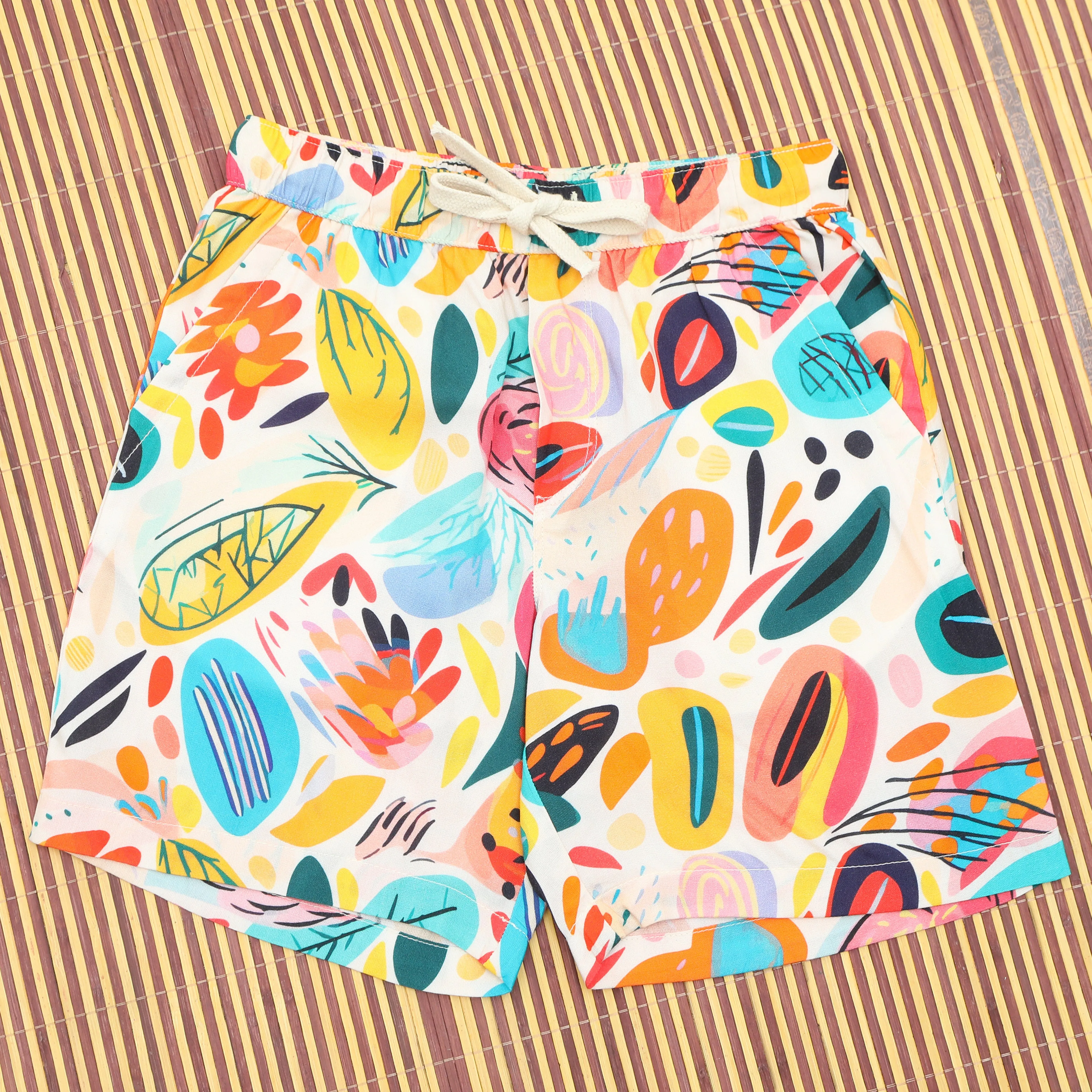 Boys Fruit Print Short Multi colour
