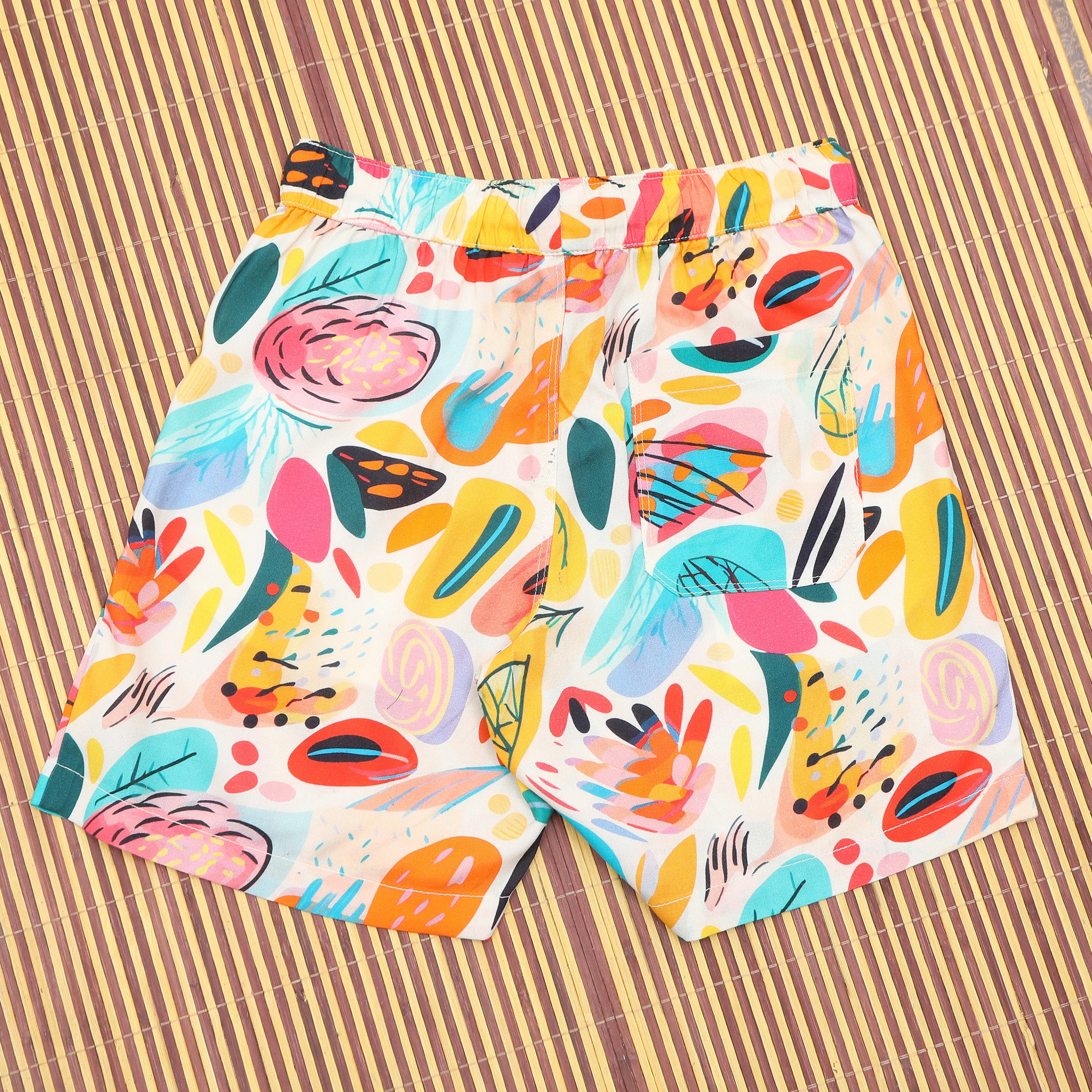 Boys Fruit Print Short Multi colour