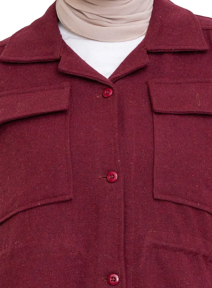 Brick Red RD-Feather Shirt