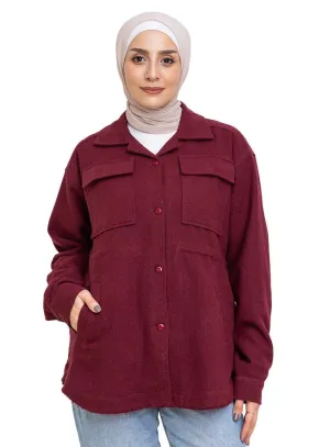 Brick Red RD-Feather Shirt