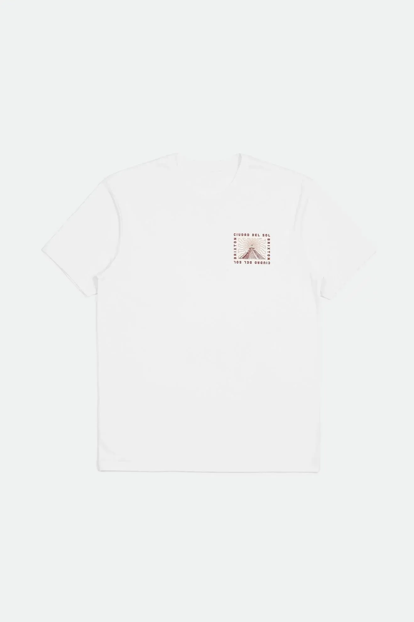 Brixton Del Sol Tee In White