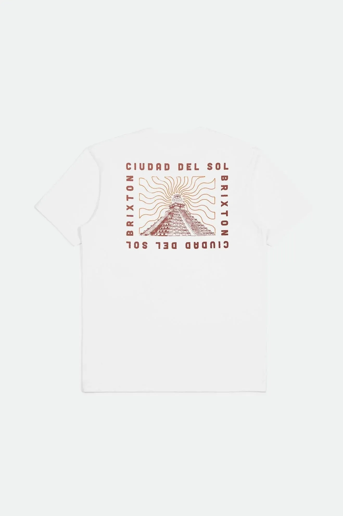 Brixton Del Sol Tee In White