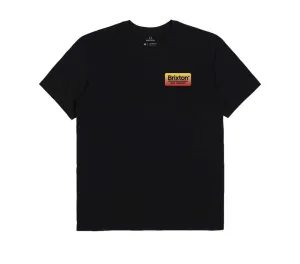 Brixton Palmer T-Shirt - Black/Yellow/Red