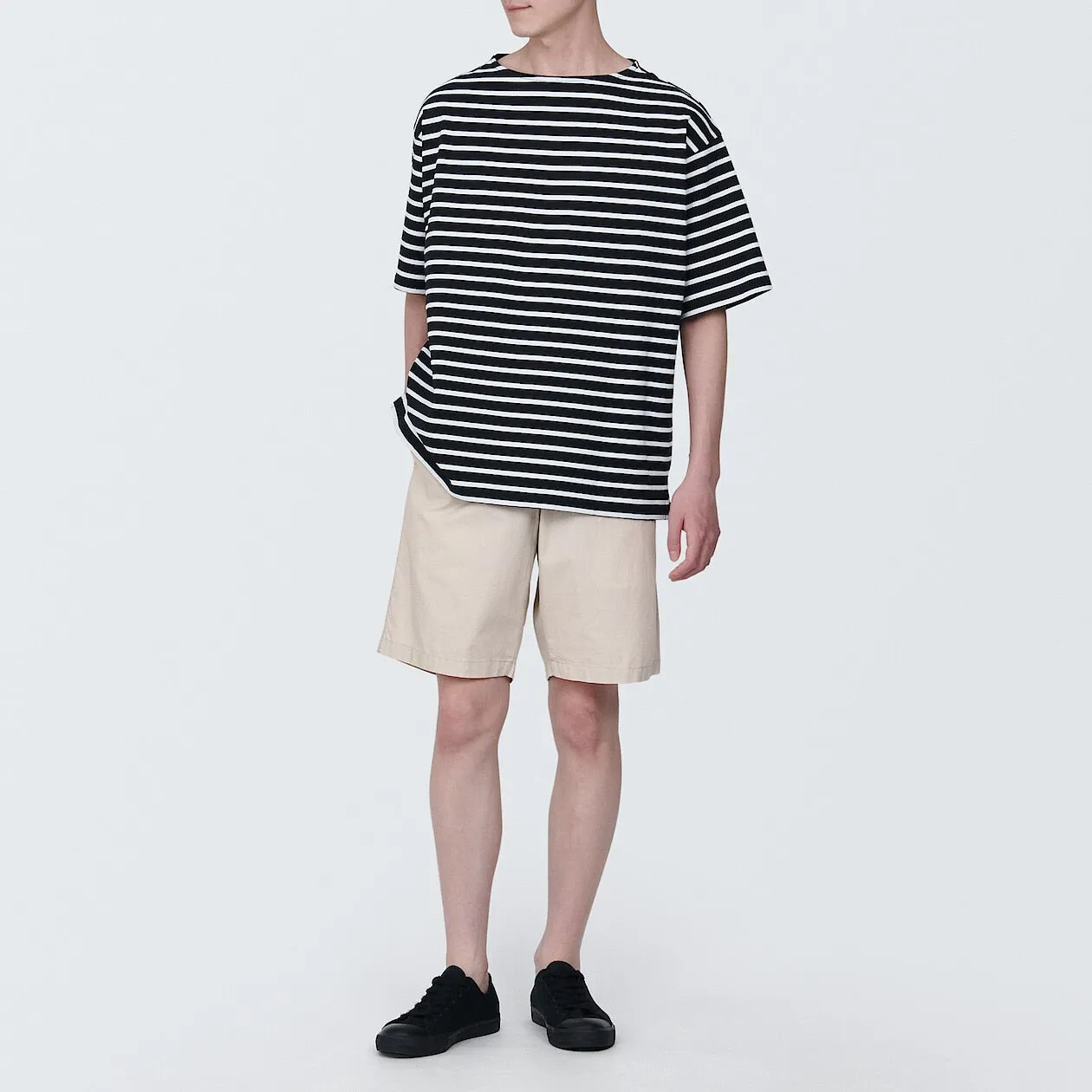 Broad Cotton Shorts.