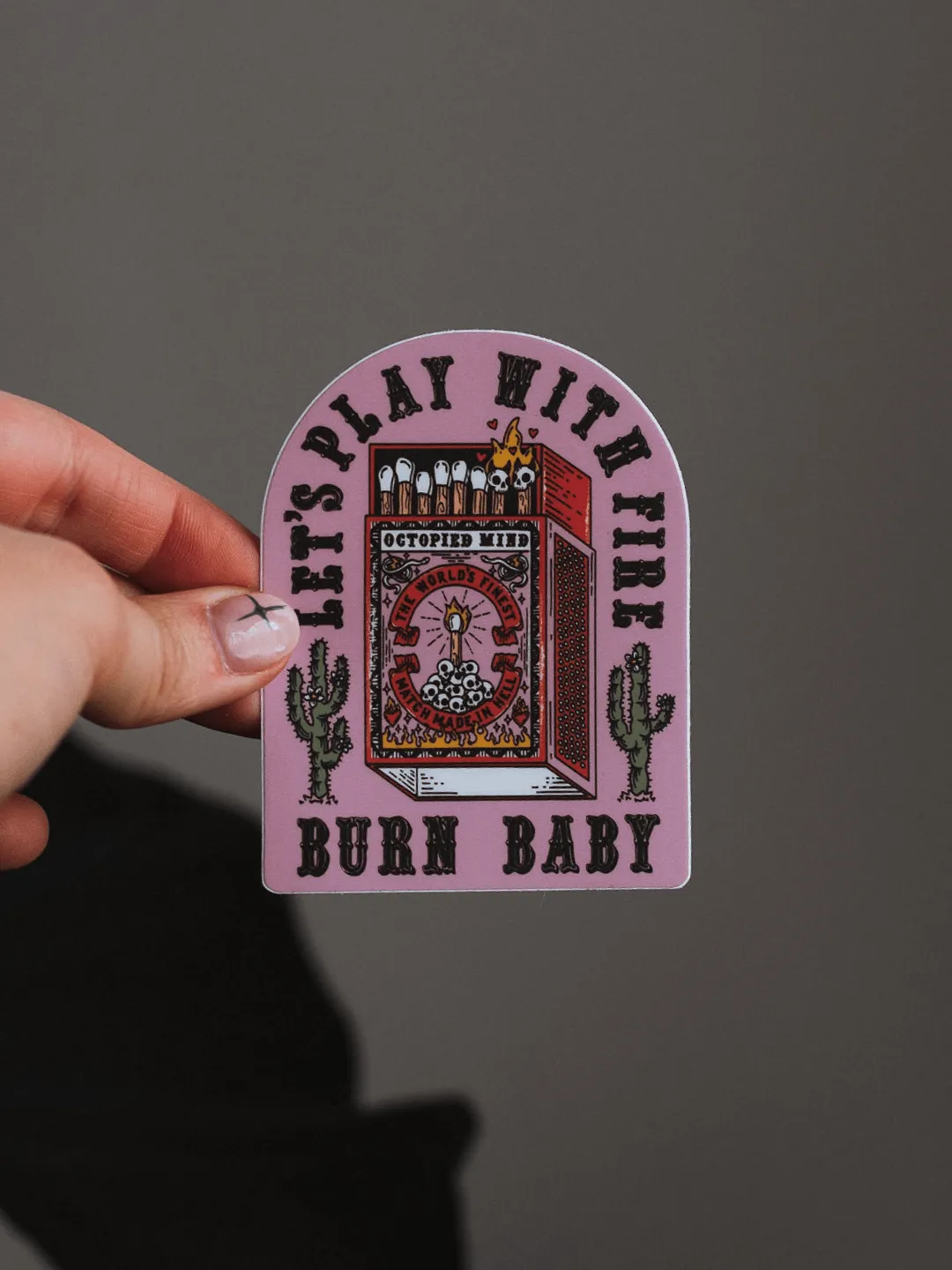 Burn Baby Sticker
