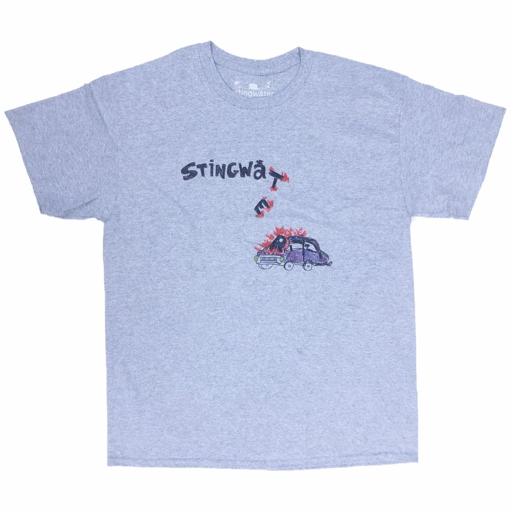 Burn It Down T-Shirt Heather Gray