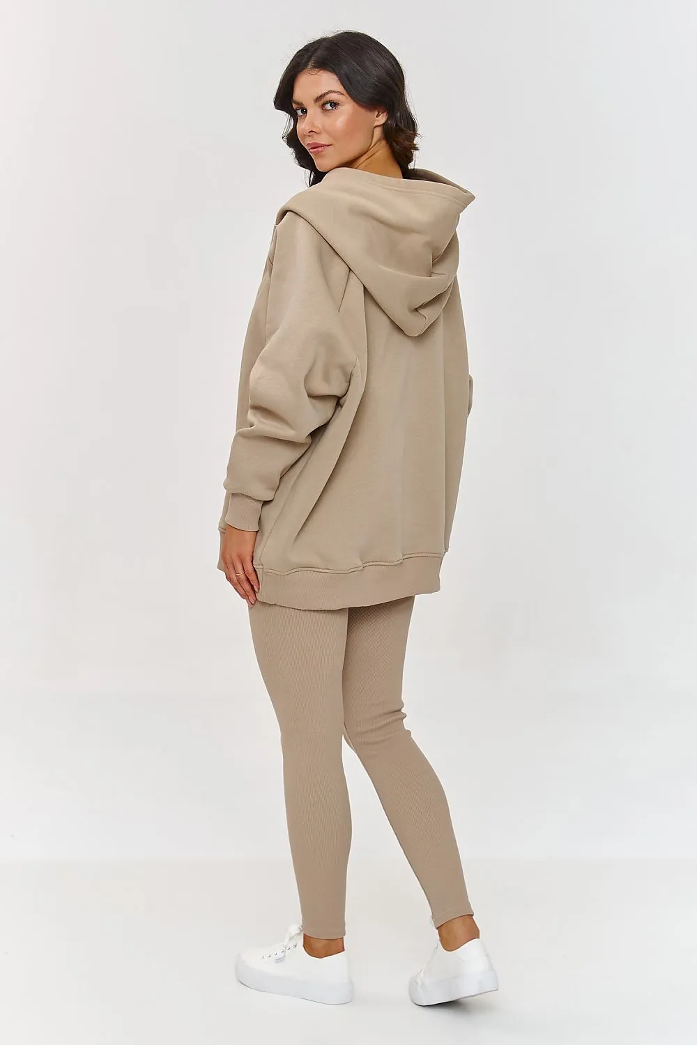 Buttoned Collar Relaxed Lounge Set