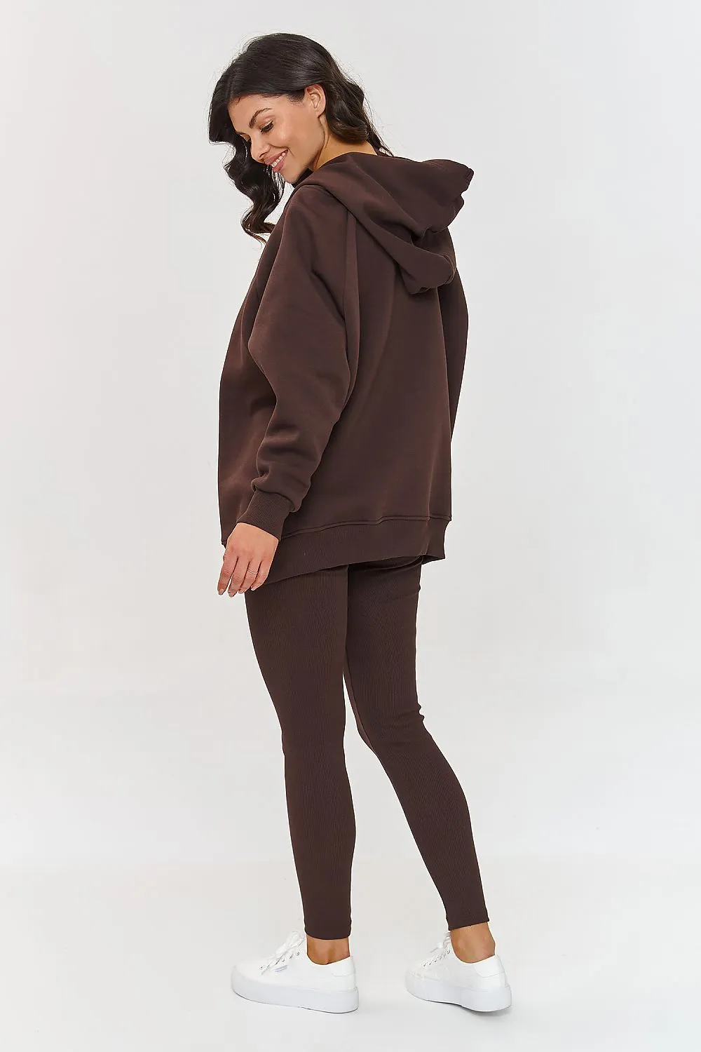 Buttoned Collar Relaxed Lounge Set