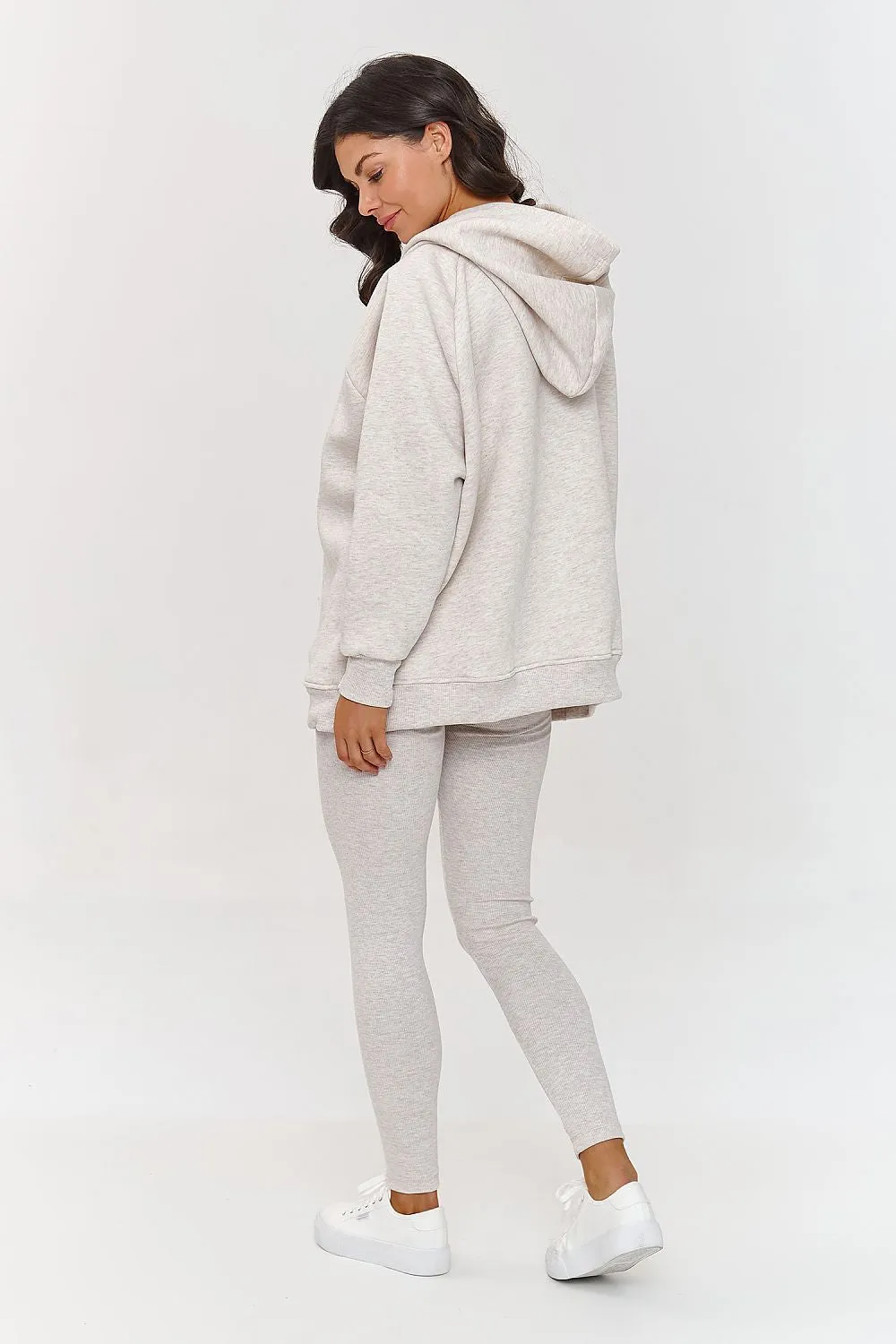 Buttoned Collar Relaxed Lounge Set