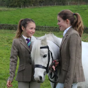 Cameo Equine Junior Phoebe Green Tweed Jacket