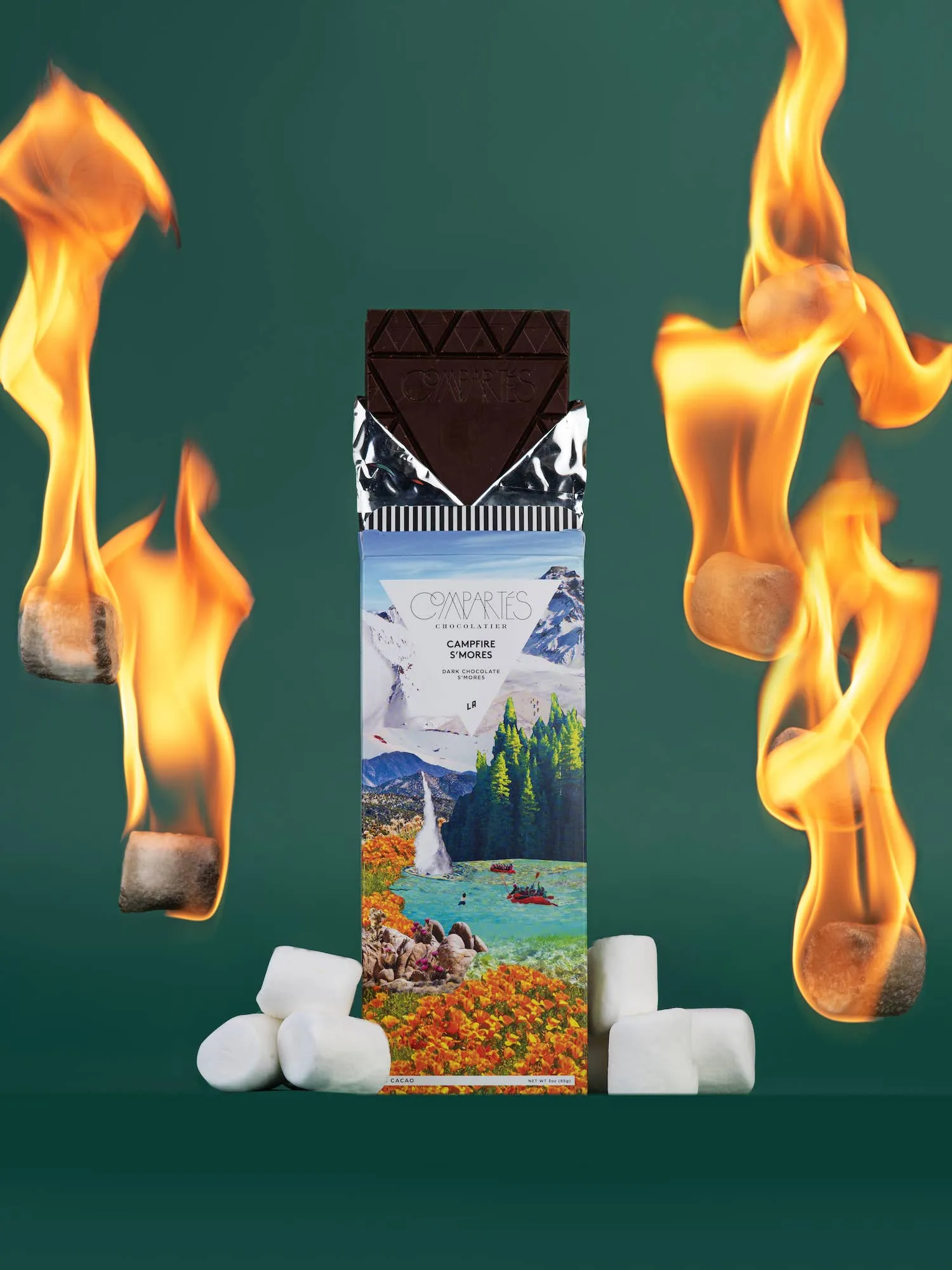 Campfire S'Mores Dark Chocolate Bar