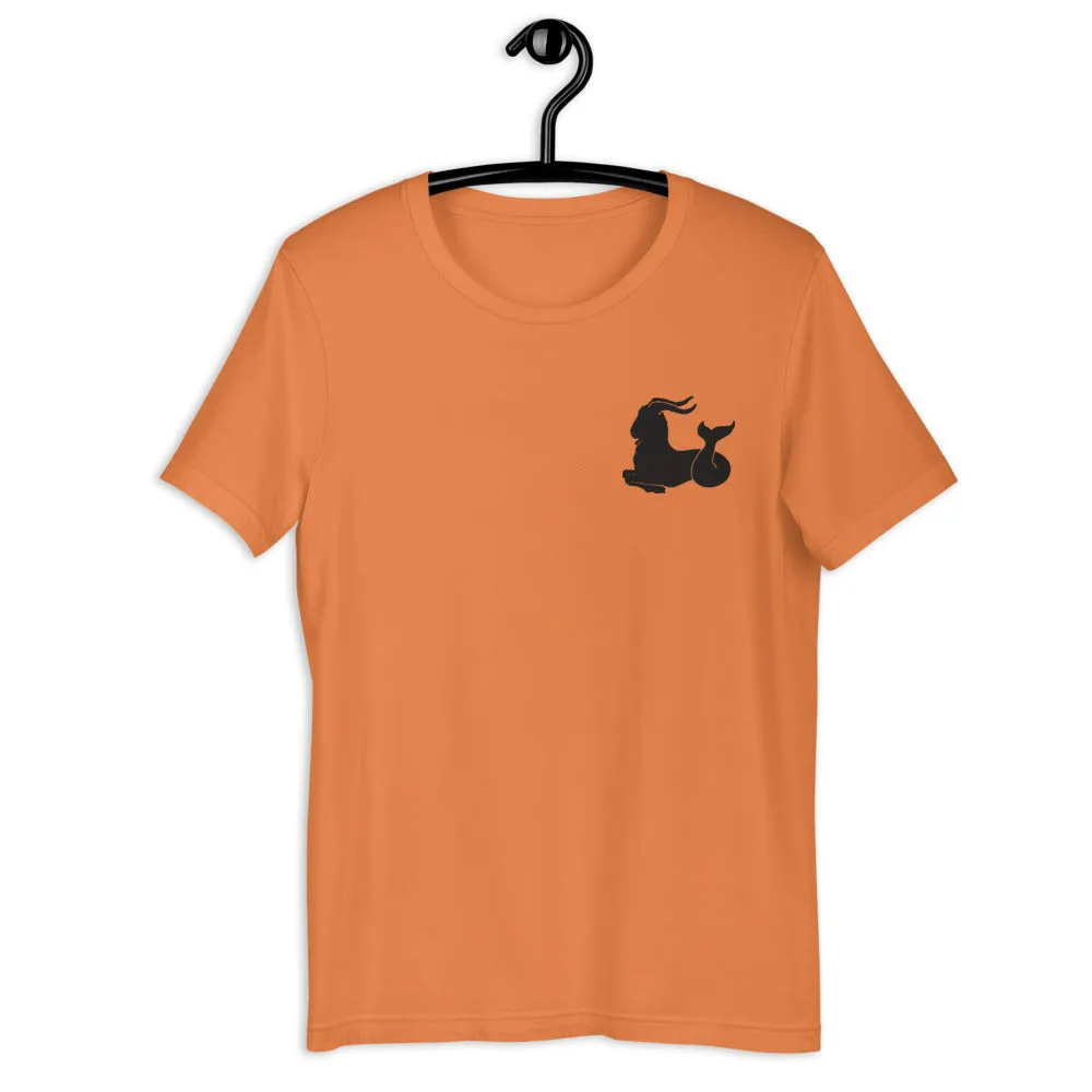 CAPRICORN T-SHIRT - Capricorn Symbol Embroidery