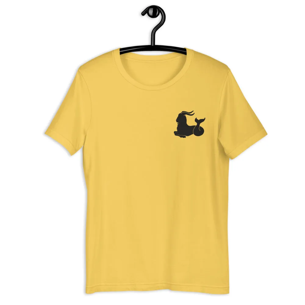 CAPRICORN T-SHIRT - Capricorn Symbol Embroidery