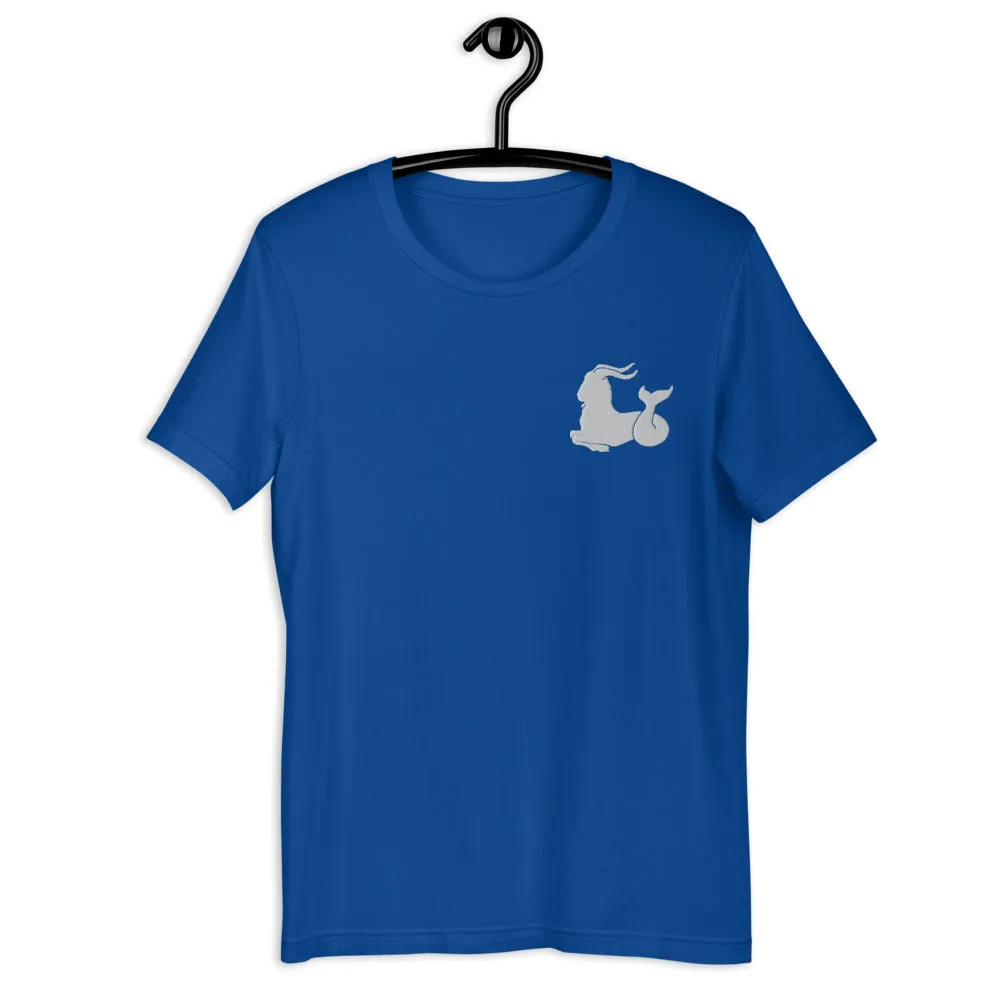 CAPRICORN T-SHIRT - Capricorn Symbol Embroidery