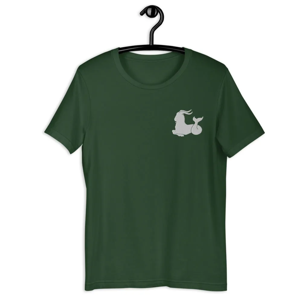 CAPRICORN T-SHIRT - Capricorn Symbol Embroidery