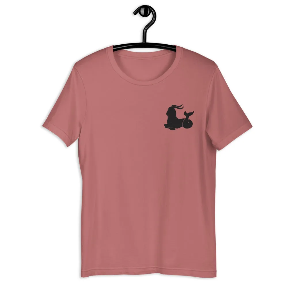CAPRICORN T-SHIRT - Capricorn Symbol Embroidery