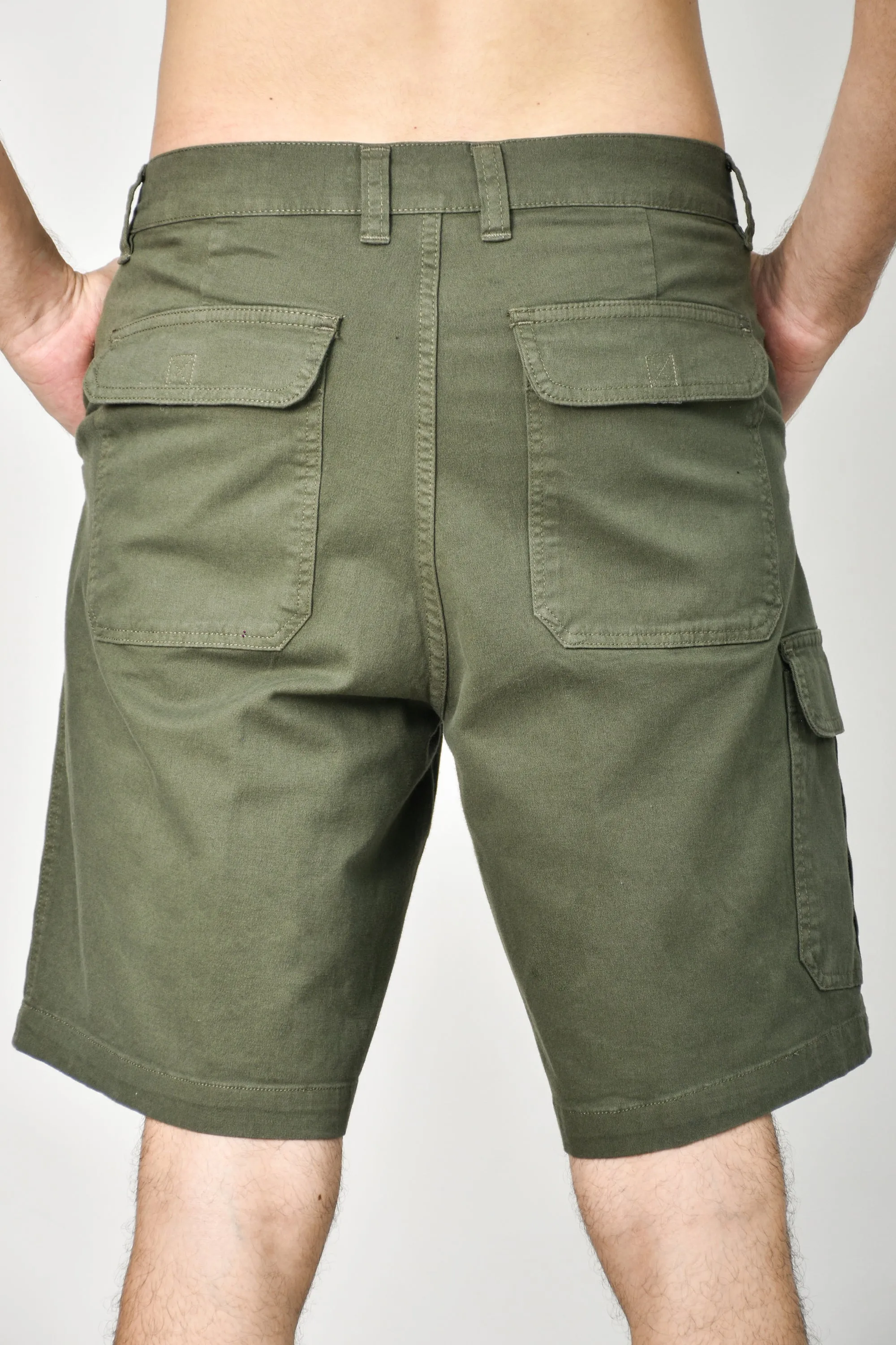 Cargo Shorts - Olive green