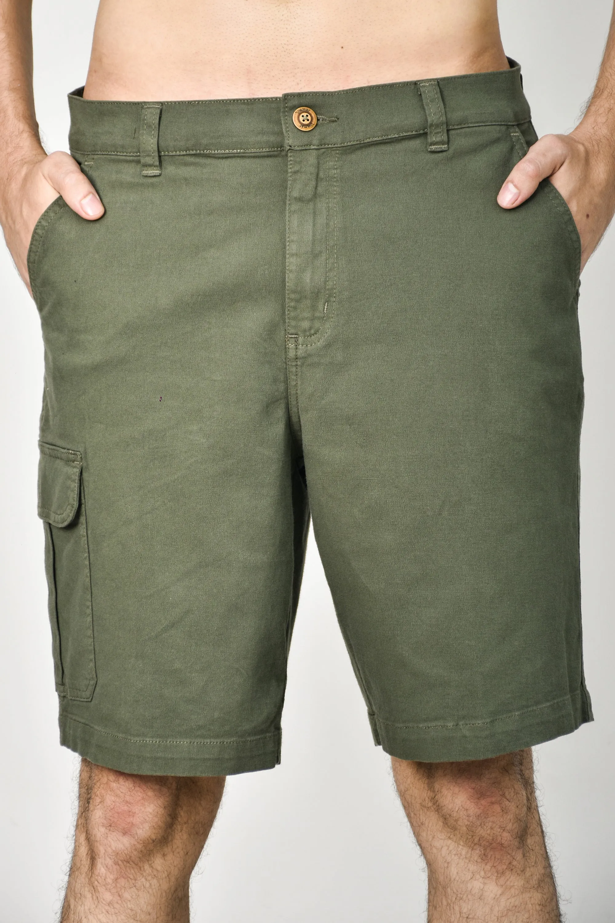 Cargo Shorts - Olive green