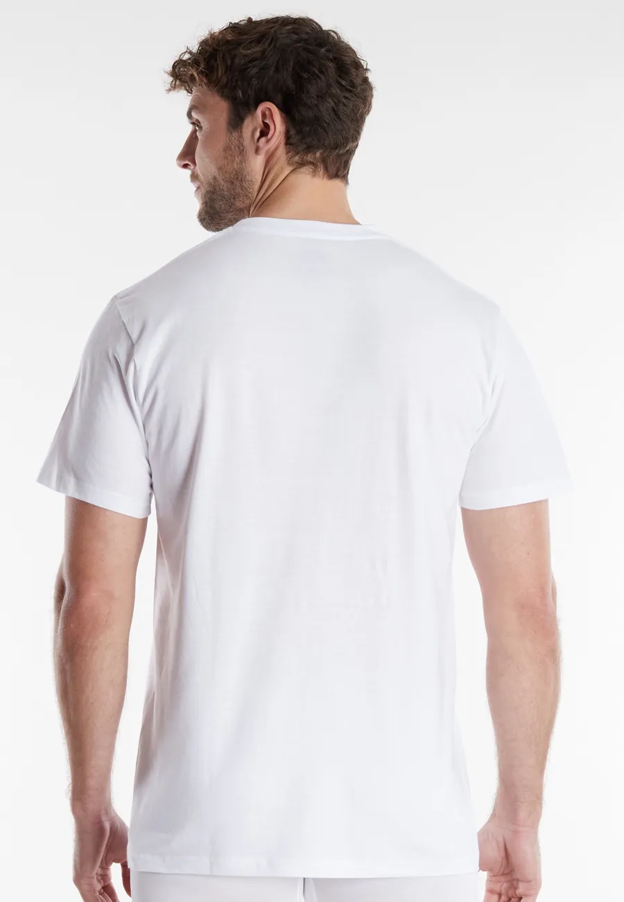 Ceceba Men's Plain T-Shirt 2-Pack - Soft Cotton V-Neck
