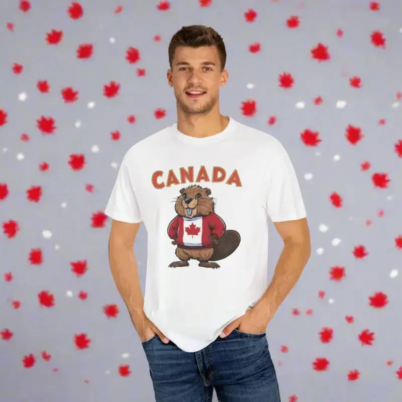 Celebrate Canada Day with Comfy Beaver Tee