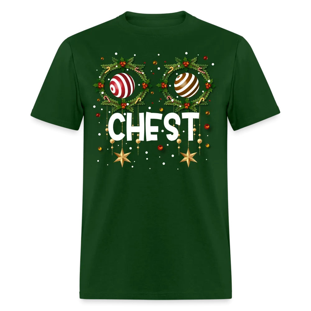 Christmas - Chest - Family Shirts Men, Woman Christmas T Shirts