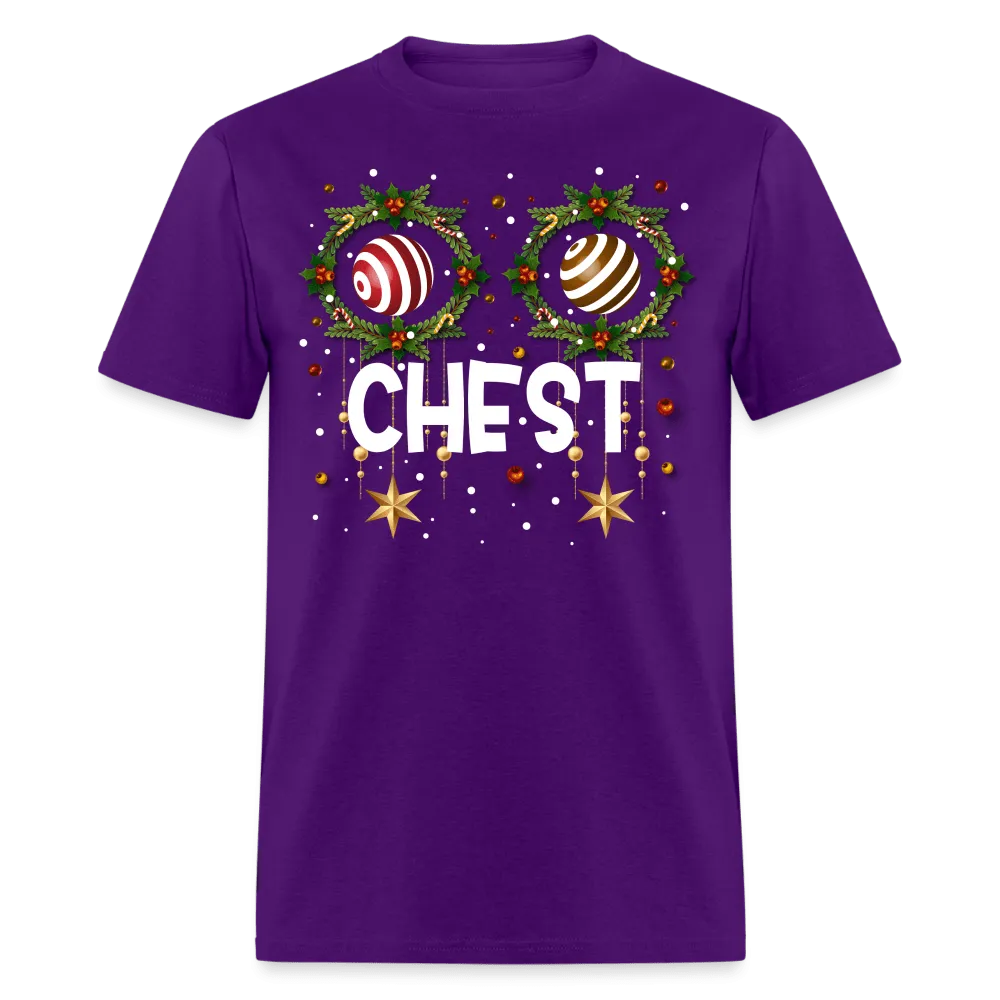 Christmas - Chest - Family Shirts Men, Woman Christmas T Shirts