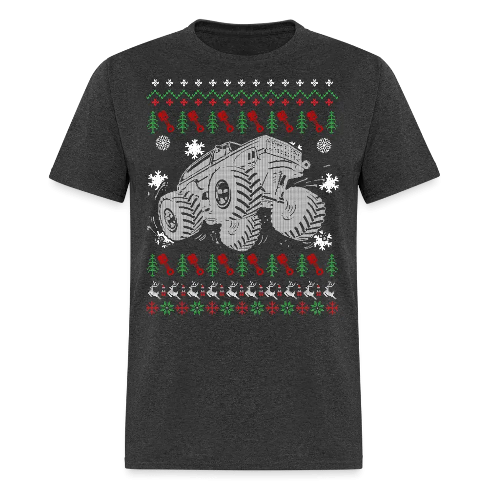 Christmas - Monster Car Ugly Sweater - Family Shirts Men, Woman Christmas T Shirts