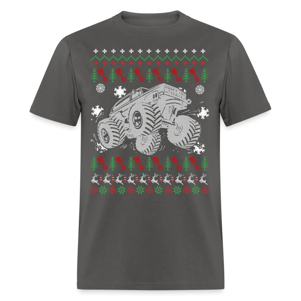 Christmas - Monster Car Ugly Sweater - Family Shirts Men, Woman Christmas T Shirts